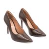Scarpin Zatta Bico Fino Salto Alto  Anita Marrom