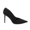 Scarpin Zatta Bico Fino Salto Alto  Anita Nobuck  Preto