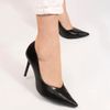 Scarpin Zatta Bico Fino Salto Alto  Anita Preto