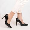 Scarpin Zatta Bico Fino Salto Alto  Anita Preto