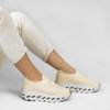 Tênis Zatta De Malha Respirável Cadarço Salomé Creme