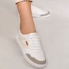 Tênis Zatta Casual Cadarço Elástico Rosana off White