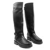 Bota Zatta Montaria Cano Alto Fivela Poly Preta
