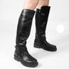 Bota Zatta Montaria Cano Alto Fivela Poly Preta