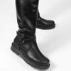 Bota Zatta Montaria Cano Alto Fivela Poly Preta