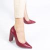 Scarpin Zatta Salto Grosso Jaine Marsala
