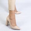 Scarpin Zatta Salto Grosso Jaine Amendoa