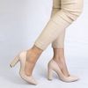 Scarpin Zatta Salto Grosso Jaine Amendoa