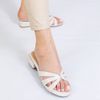 Tamanco Zatta Casual Salto Bloco Thaís Off White
