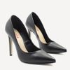 Scarpin Salto Alto Bico Fino Suzy Napa  Preto
