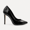 Scarpin Zatta Salto Alto Bico Fino Suzy Verniz Preto