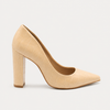 Scarpin Zatta Salto Grosso Jaine Amendoa