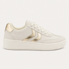 Tênis Zatta Casual  Listras Laterias Kalime Off White