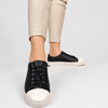 Tênis Zatta Casual com Cadarço de Elástico Madú Preto