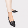 Mocassim Zatta Bico Fino Mayara Preto