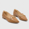 Mocassim Zatta Bico Fino Mayara Caramelo