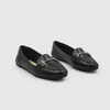 Mocassim Zatta Corrente Flat  Monique Preto
