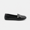 Mocassim Zatta Corrente Flat  Monique Preto