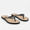Chinelo Zatta de Dedo Nó Strass Poliana Preto