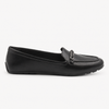 Mocassim Zatta Corrente Flat  Micaela Preto