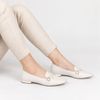 Mocassim Zatta Laço Márcia Off White