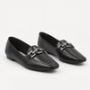 Mocassim Zatta Detalhe de Fivela Magda Preto
