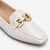 Mocassim Zatta Detalhe de Fivela Magda Off White