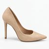 Scarpin Bico Fino Salto Suzy Amendoa