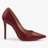 Scarpin Bico Fino Salto Suzy Marsala