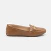 Mocassim Zatta Corrente Flat  Monique Caramelo