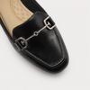 Mocassim Zatta Corrente Flat  Monique Preto