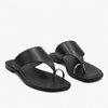 Rasteira de Dedo Metal Zatta Alaide Preto