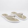 Chinelo Zatta de Dedo Nó Strass Polly Branco