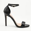 Sandalia Zatta Salto Fino Maya  Preto Napa