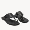 Rasteira de Dedo Metal Zatta Alaide Preto