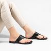 Rasteira de Dedo Metal Zatta Alaide Preto