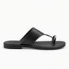 Rasteira de Dedo Metal Zatta Alaide Preto