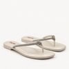Rasteira Zatta  Nó Brilho Thayna Off White