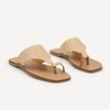 Rasteira Zatta de Dedo Chloé Nude