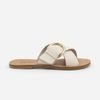 Rasteira Zatta Fivela Lateral  Amanda Off White