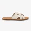 Rasteira Zatta Transpassada Ágata  Off White
