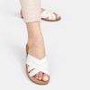 Rasteira Zatta Transpassada Ágata  Off White