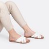 Rasteira Zatta Transpassada Ágata  Off White