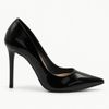 Scarpin Zatta Salto Alto Bico Fino Suzy Verniz Preto