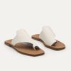 Rasteira Zatta Assimétrica Alícia Off White