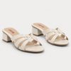Tamanco Zatta Casual Salto Bloco Thaís Off White