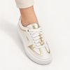 Tênis Zatta Casual Pingente Antonela Dourado
