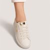 Tênis Zatta Casual Brilho Carlota Creme