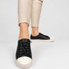 Tênis Zatta Casual com Cadarço de Elástico Madú Preto