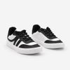 Tênis Zatta Casual  Cadarço Rita Preto e Branco